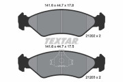 89002100 Souprava brzd, kotoučová brzda BrakeBox, Pad and Disc Kit TEXTAR