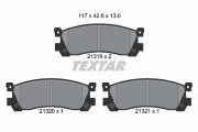 2131901 Sada brzdových destiček, kotoučová brzda TEXTAR