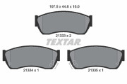 2133301 Sada brzdových destiček, kotoučová brzda TEXTAR
