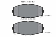 2137601 Sada brzdových destiček, kotoučová brzda TEXTAR