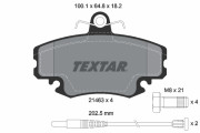 89011200 Souprava brzd, kotoučová brzda BrakeBox, Pad and Disc Kit TEXTAR