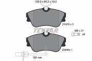 2147903 Sada brzdových destiček, kotoučová brzda epad TEXTAR