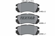 2148202 Sada brzdových destiček, kotoučová brzda TEXTAR