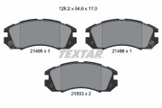 2149501 Sada brzdových destiček, kotoučová brzda TEXTAR
