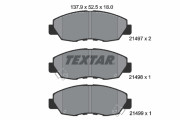 2149701 Sada brzdových destiček, kotoučová brzda TEXTAR