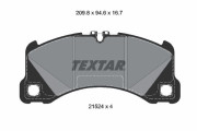 2152401 Sada brzdových destiček, kotoučová brzda epad TEXTAR