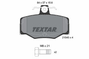 2154501 Sada brzdových destiček, kotoučová brzda epad TEXTAR