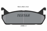 2155901 Sada brzdových destiček, kotoučová brzda TEXTAR