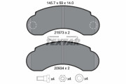 89011500 Souprava brzd, kotoučová brzda BrakeBox, Pad and Disc Kit TEXTAR