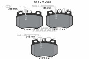 89011600 Souprava brzd, kotoučová brzda BrakeBox, Pad and Disc Kit TEXTAR