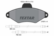89003300 Souprava brzd, kotoučová brzda BrakeBox, Pad and Disc Kit TEXTAR