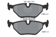 2169103 Sada brzdových destiček, kotoučová brzda epad TEXTAR