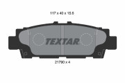 2179001 Sada brzdových destiček, kotoučová brzda TEXTAR