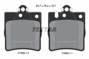 2189881 Sada brzdových destiček, kotoučová brzda Lightweight Technology TEXTAR