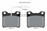 2190403 Sada brzdových destiček, kotoučová brzda epad TEXTAR