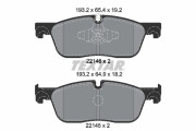 2214601 Sada brzdových destiček, kotoučová brzda epad TEXTAR
