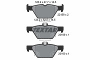 2215801 Sada brzdových destiček, kotoučová brzda epad TEXTAR