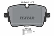 2230701 Sada brzdových destiček, kotoučová brzda epad TEXTAR