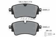 2230801 Sada brzdových destiček, kotoučová brzda epad TEXTAR