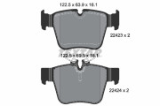 2242301 Sada brzdových destiček, kotoučová brzda epad TEXTAR