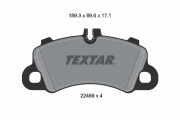2246901 Sada brzdových destiček, kotoučová brzda TEXTAR