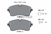 2248505 Sada brzdových destiček, kotoučová brzda epad TEXTAR