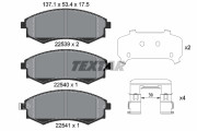 2253901 Sada brzdových destiček, kotoučová brzda epad TEXTAR