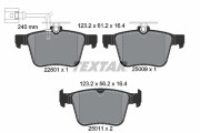 2260101 Sada brzdových destiček, kotoučová brzda epad TEXTAR