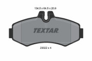 2302201 Sada brzdových destiček, kotoučová brzda epad TEXTAR
