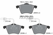 2303401 Sada brzdových destiček, kotoučová brzda epad TEXTAR