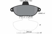 89004700 Souprava brzd, kotoučová brzda BrakeBox, Pad and Disc Kit TEXTAR