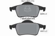 2307681 Sada brzdových destiček, kotoučová brzda Lightweight Technology TEXTAR
