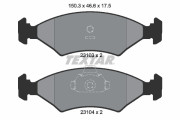 89001000 Souprava brzd, kotoučová brzda BrakeBox, Pad and Disc Kit TEXTAR