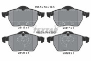 2311701 Sada brzdových destiček, kotoučová brzda epad TEXTAR