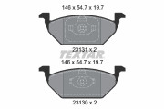 2313081 Sada brzdových destiček, kotoučová brzda Lightweight Technology TEXTAR