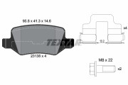 2313803 Sada brzdových destiček, kotoučová brzda epad TEXTAR