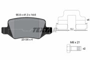 2313805 Sada brzdových destiček, kotoučová brzda epad TEXTAR