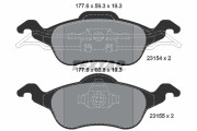 89005500 Souprava brzd, kotoučová brzda BrakeBox, Pad and Disc Kit TEXTAR