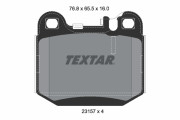 2315781 Sada brzdových destiček, kotoučová brzda Lightweight Technology TEXTAR