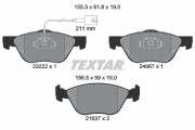2322201 Sada brzdových destiček, kotoučová brzda epad TEXTAR