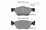 89015000 Souprava brzd, kotoučová brzda BrakeBox, Pad and Disc Kit TEXTAR