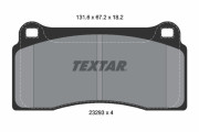 2329301 Sada brzdových destiček, kotoučová brzda epad TEXTAR