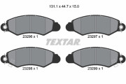 2329601 Sada brzdových destiček, kotoučová brzda TEXTAR