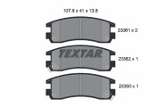 2336101 Sada brzdových destiček, kotoučová brzda TEXTAR