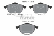 89006400 Souprava brzd, kotoučová brzda BrakeBox, Pad and Disc Kit TEXTAR