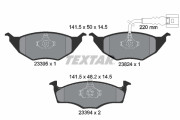 2339502 Sada brzdových destiček, kotoučová brzda TEXTAR