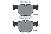2339703 Sada brzdových destiček, kotoučová brzda epad TEXTAR