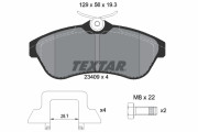89015400 Souprava brzd, kotoučová brzda BrakeBox, Pad and Disc Kit TEXTAR