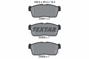 2350701 Sada brzdových destiček, kotoučová brzda TEXTAR