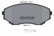 2351501 Sada brzdových destiček, kotoučová brzda TEXTAR